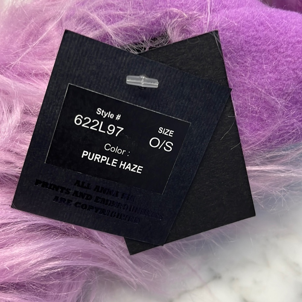 Anna Sui X Free People Fab Faux Fur Scarf NWT - Picture 11 of 15